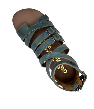 Blair Sandals in Teal Naughty Monkey