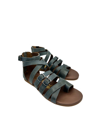 Blair Sandals in Teal Naughty Monkey