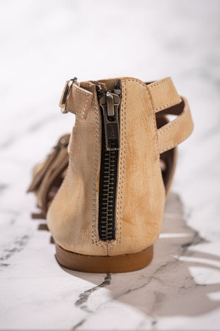 Blair Sandals in White Naughty Monkey