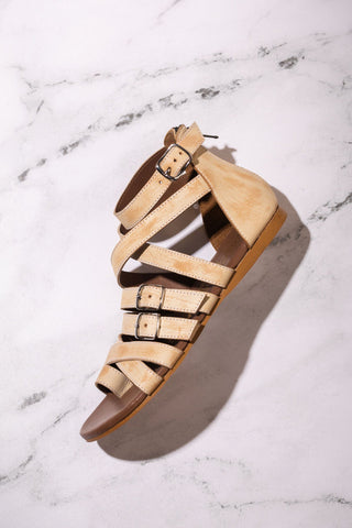 Blair Sandals in White Naughty Monkey
