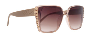 Aurora Bling Women Sunglasses Brown Genuine European Crystals, 100% UV Protection. NY Fifth Avenue