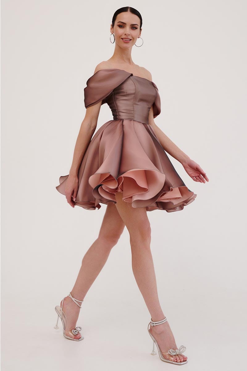 Blissful Diva Mini Skater Dress - By Baano