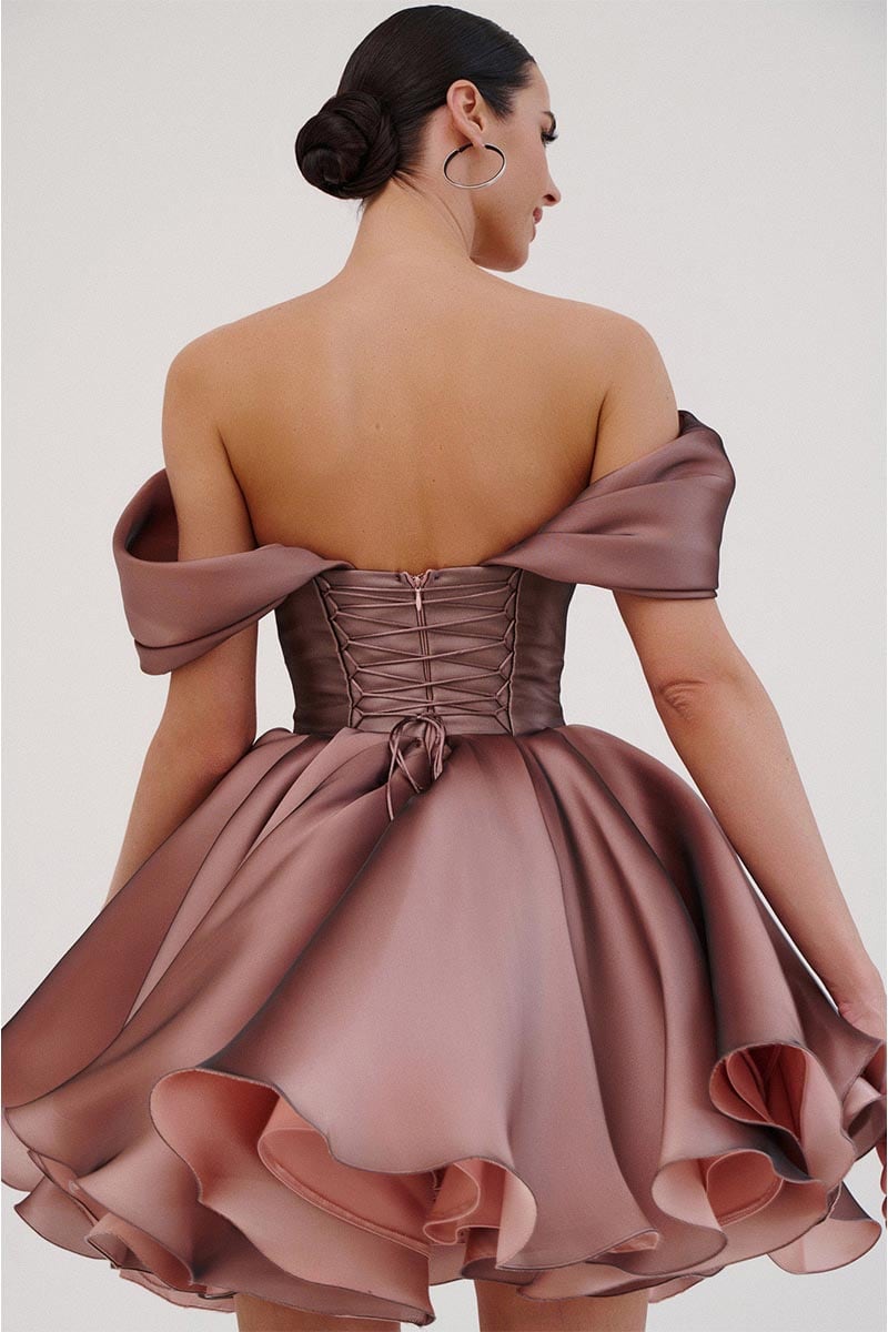 Blissful Diva Mini Skater Dress - By Baano