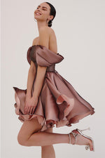 Blissful Diva Mini Skater Dress - By Baano