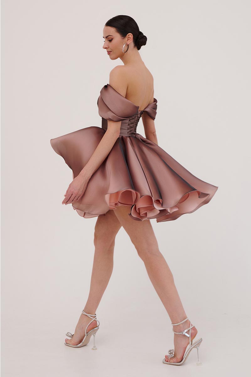 Blissful Diva Mini Skater Dress - By Baano