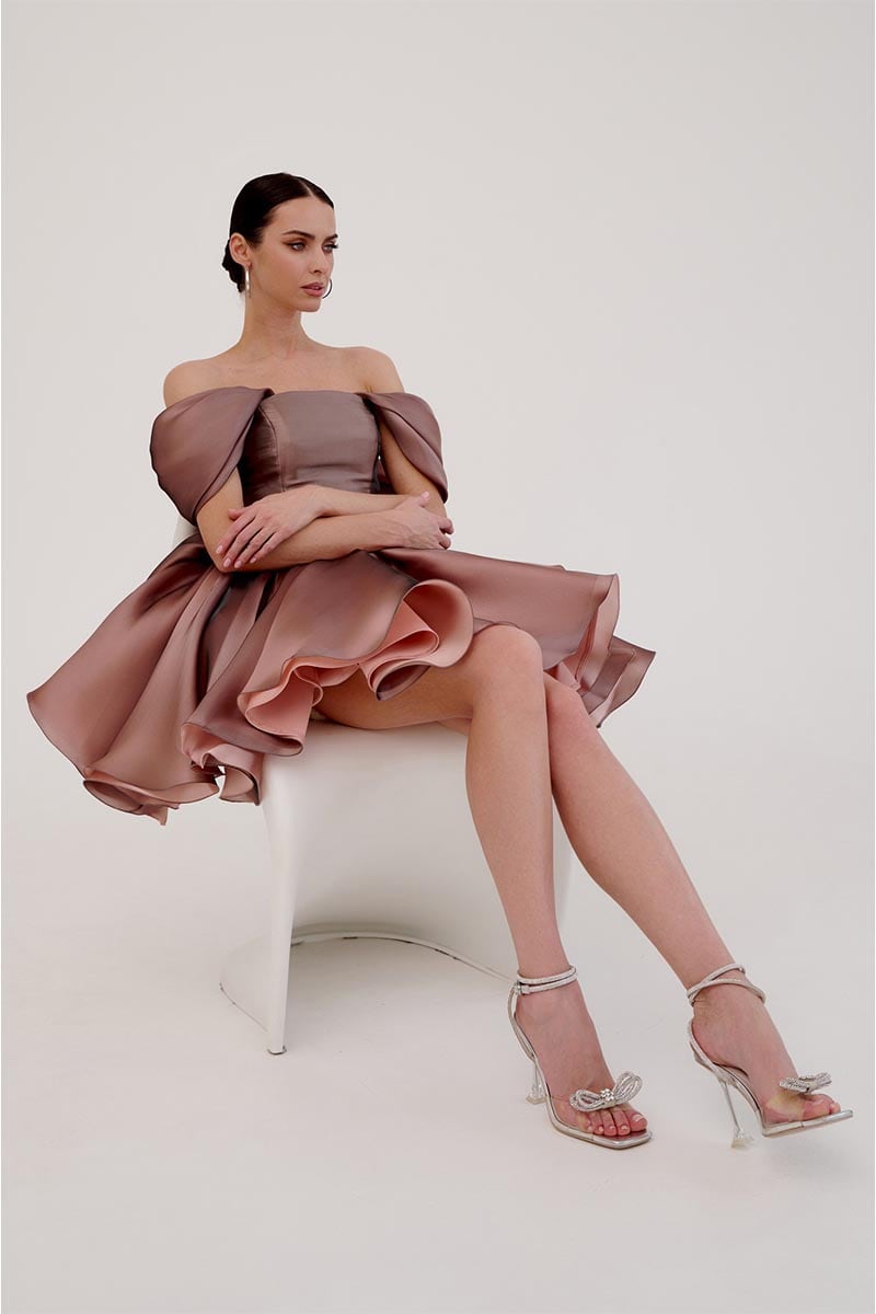 Blissful Diva Mini Skater Dress - By Baano