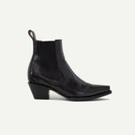 The Sandra Boot in Black Patent Leather - By Baano