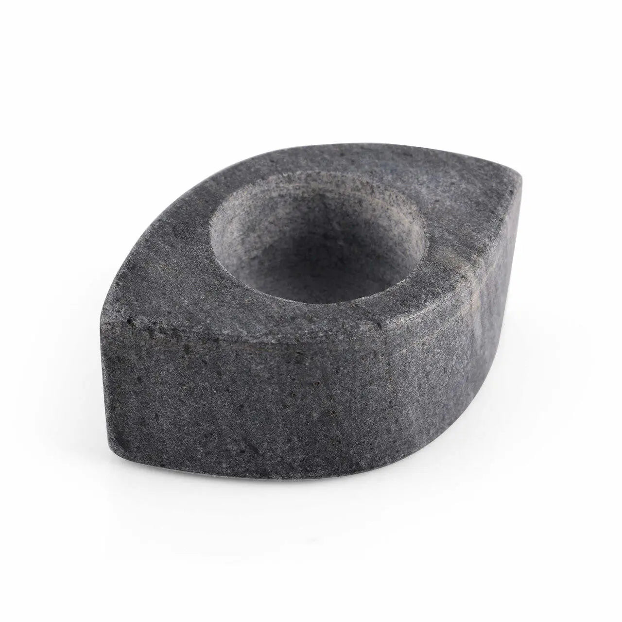 2-Piece Blossom Marble Tea Light Holders - By Baano