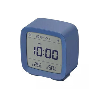 Bluetooth Alarm Clock Temperature Humidity Display LCD Screen Adjustable Clock Dual Alarm Clock with Night Light, Alarm Clock for Kids Small Alarm Clock for Home Bedroom Travel USB Powered Cute Design Nightlight With APP Smart Home Stevvex