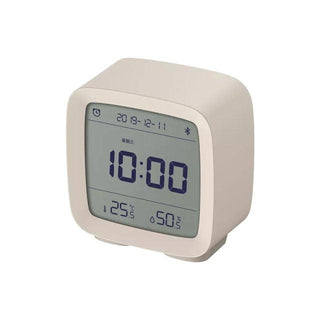 Bluetooth Alarm Clock Temperature Humidity Display LCD Screen Adjustable Clock Dual Alarm Clock with Night Light, Alarm Clock for Kids Small Alarm Clock for Home Bedroom Travel USB Powered Cute Design Nightlight With APP Smart Home Stevvex