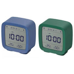 Bluetooth Alarm Clock Temperature Humidity Display LCD Screen Adjustable Clock Dual Alarm Clock with Night Light, Alarm Clock for Kids Small Alarm Clock for Home Bedroom Travel USB Powered Cute Design Nightlight With APP Smart Home Stevvex