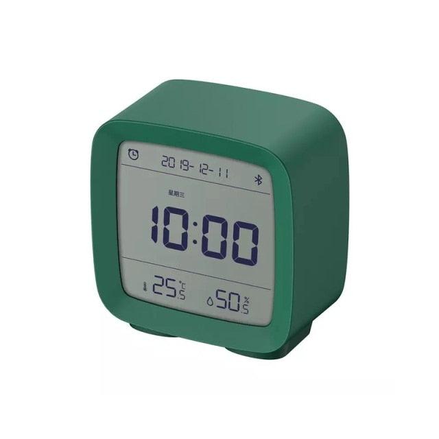 Bluetooth Alarm Clock Temperature Humidity Display LCD Screen Adjustable Clock Dual Alarm Clock with Night Light, Alarm Clock for Kids Small Alarm Clock for Home Bedroom Travel USB Powered Cute Design Nightlight With APP Smart Home Stevvex