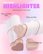 Pretty Filter In My Heart Stick Highlighter Moonlight Beam - By Baano
