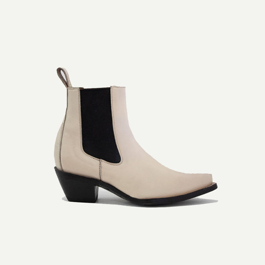 The Sandra Boot in Bone - By Baano