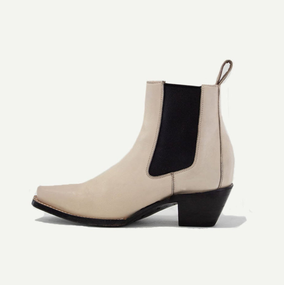The Sandra Boot in Bone - By Baano