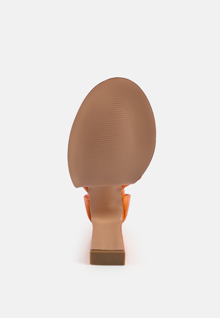 Bonita Metal Chain Zip Up Sandals