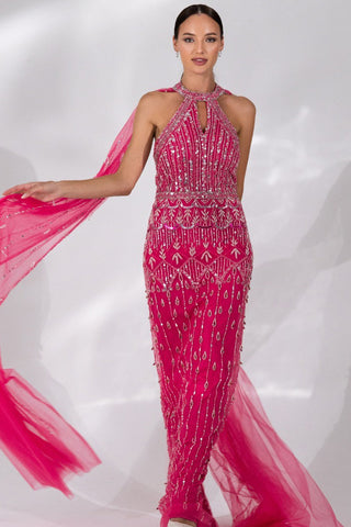 Bound for Romance Beaded Maxi Dress - By Baano