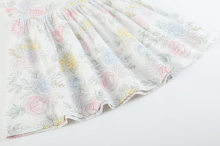 Bouquet Floral Ruffle Dress