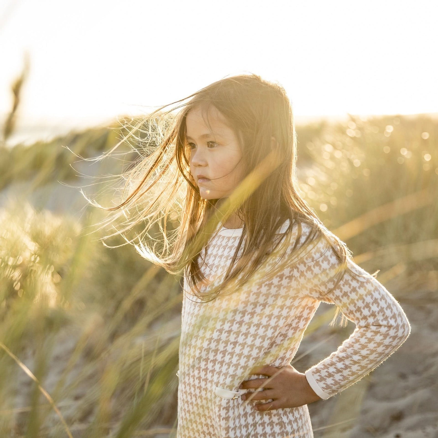 Bow Detail Organic Sweater Dress - Glamourous Grace