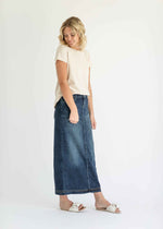 Bria Long Denim Maxi Skirt