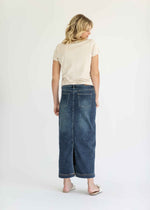 Bria Long Denim Maxi Skirt