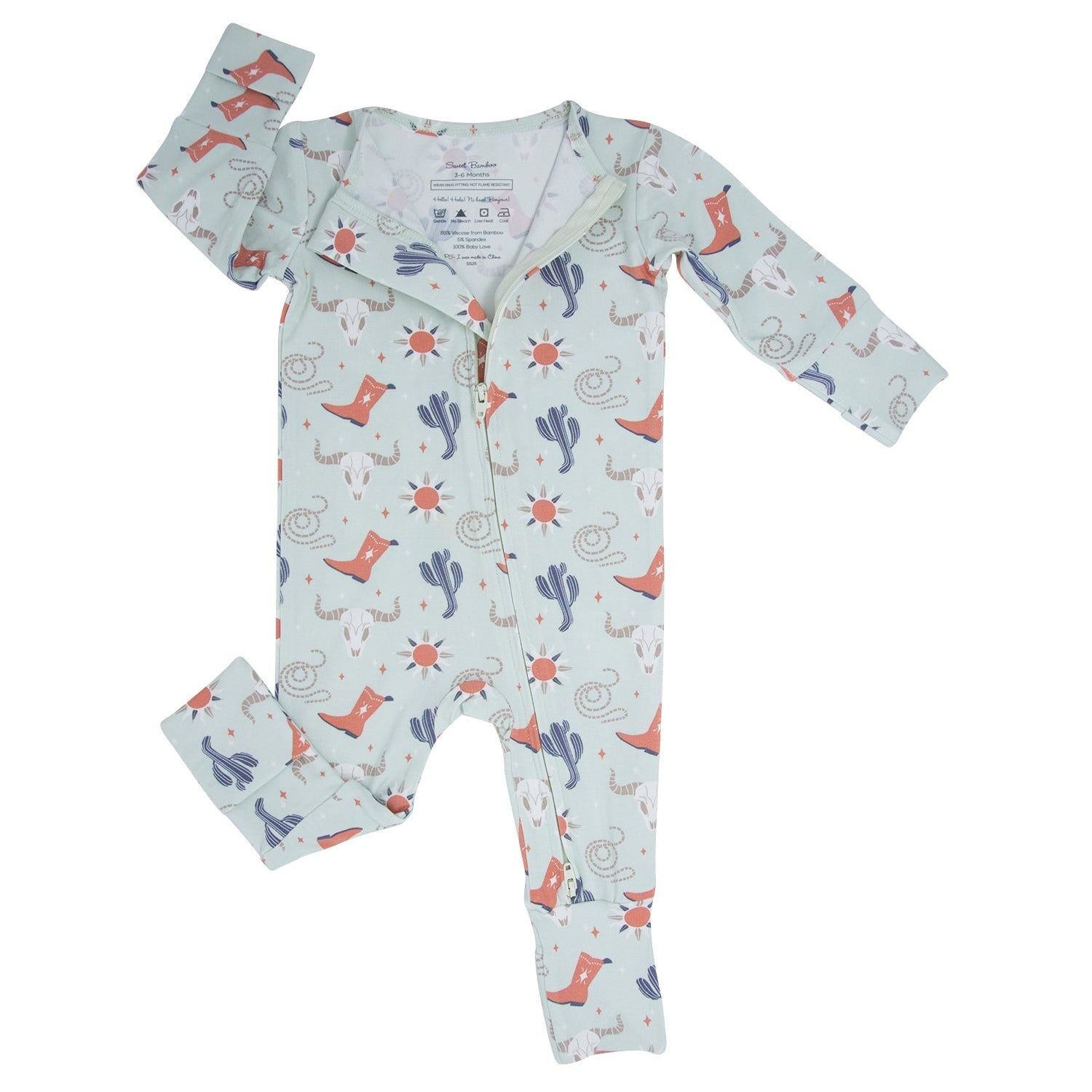 Bulls Boots Lasso Western Convertible Romper - By Baano