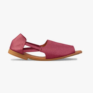 Burgundy Vintage Peep Toes