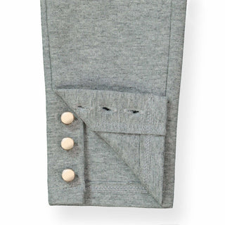 Button Cuff Ponte Pant - By Baano