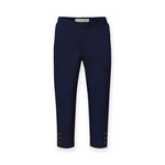 Button Cuff Ponte Pant Navy - Baby - Glamourous Grace