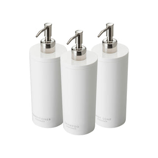 Round Dispenser Bundle - Shampoo, Conditioner, and Body Soap - By Baano