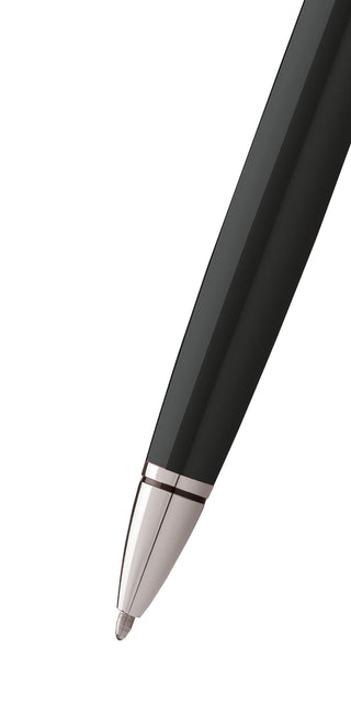 Coventry Black Lacquer Ballpoint Pen - By Baano