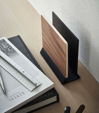 Slim Laptop Stand - Steel + Wood - By Baano