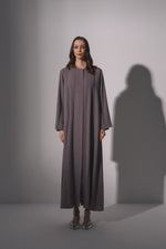 Iman Relax Fit Abaya with Front Zipper - Glamourous Grace