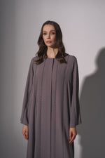 Iman Relax Fit Abaya with Front Zipper - Glamourous Grace