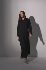 Iman Relax Fit Abaya with Front Zipper - Glamourous Grace