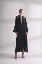 Zania Maxi Abaya With Sparkling Stone Work - Glamourous Grace