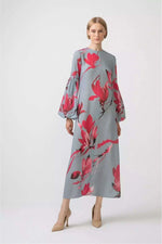 Balloon long sleeve Zara dress With Flowers - Glamourous Grace