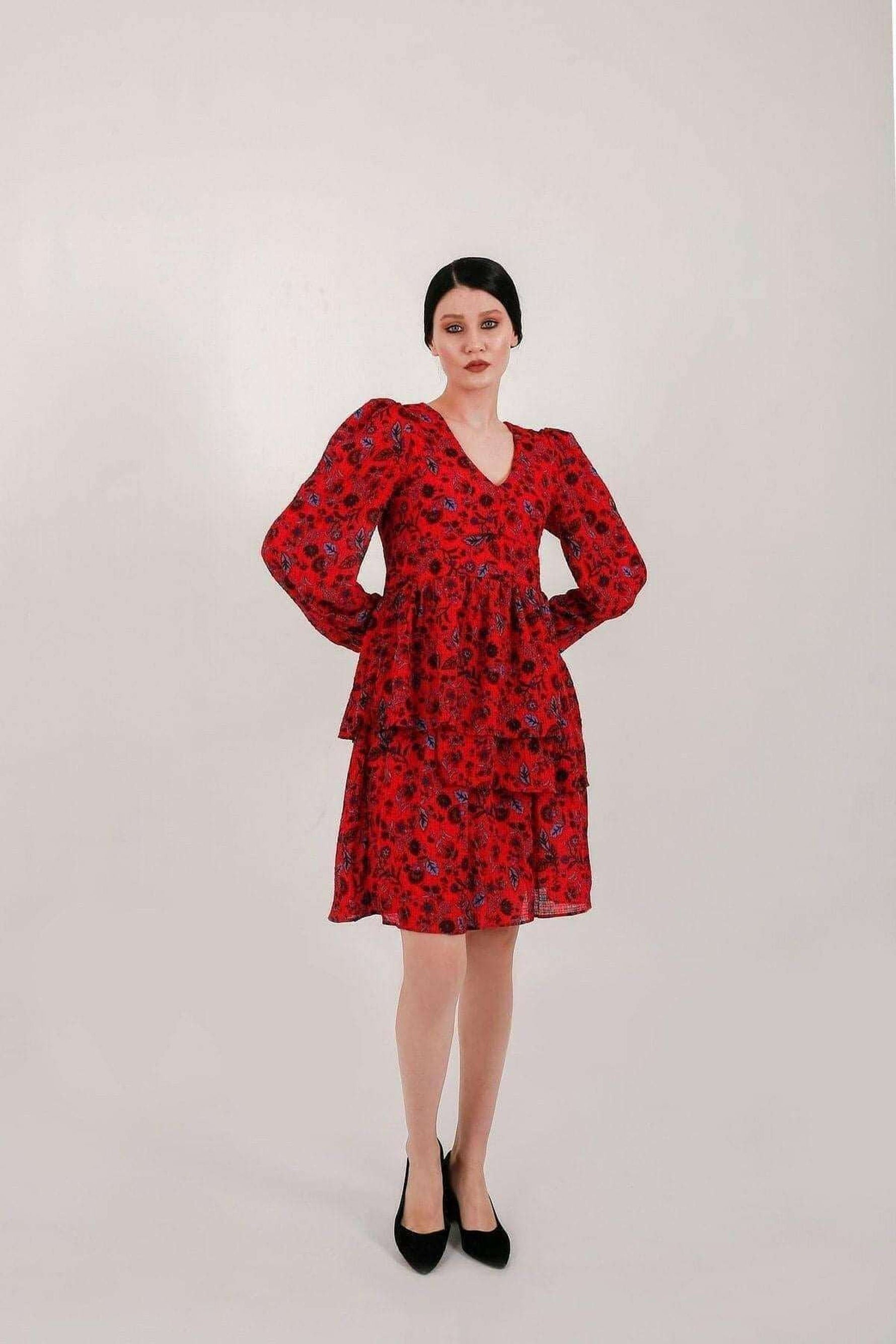 Arti Baby-Doll Zara Maxi Dress with Long Sleeves - By Baano