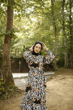 Christa Long Maxi Dress With Long Sleeves - By Baano