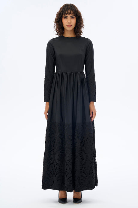 Elegant Maxi Dress - Available in White and Black - By Baano