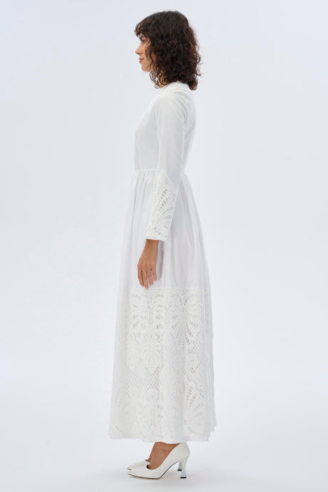 Elegant Maxi Dress - Available in White and Black - By Baano
