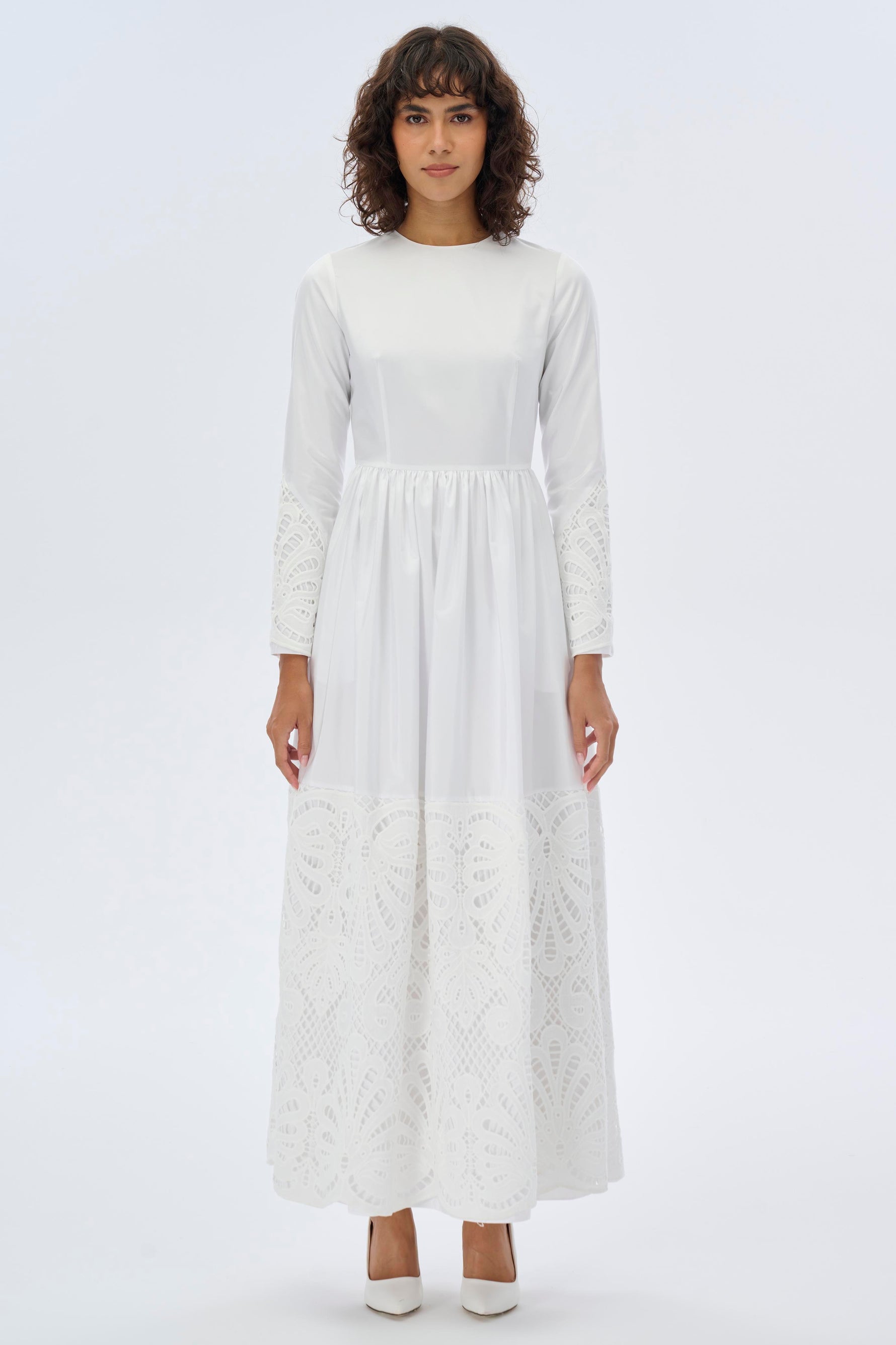 Elegant Maxi Dress - Available in White and Black - By Baano