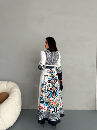Dorothy Floral Polyester Jessica Maxi Dress - By Baano