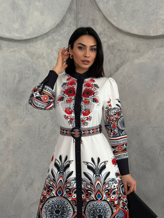 Amore Maxi Long Sleeve Dress - By Baano