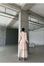 Amina Lace Design Maxi Dress - Summer is Calling - Beautiful Temple Dress - By Baano