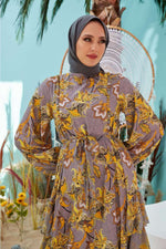 Madison Long Maxi Dress with Long Sleeves - By Baano