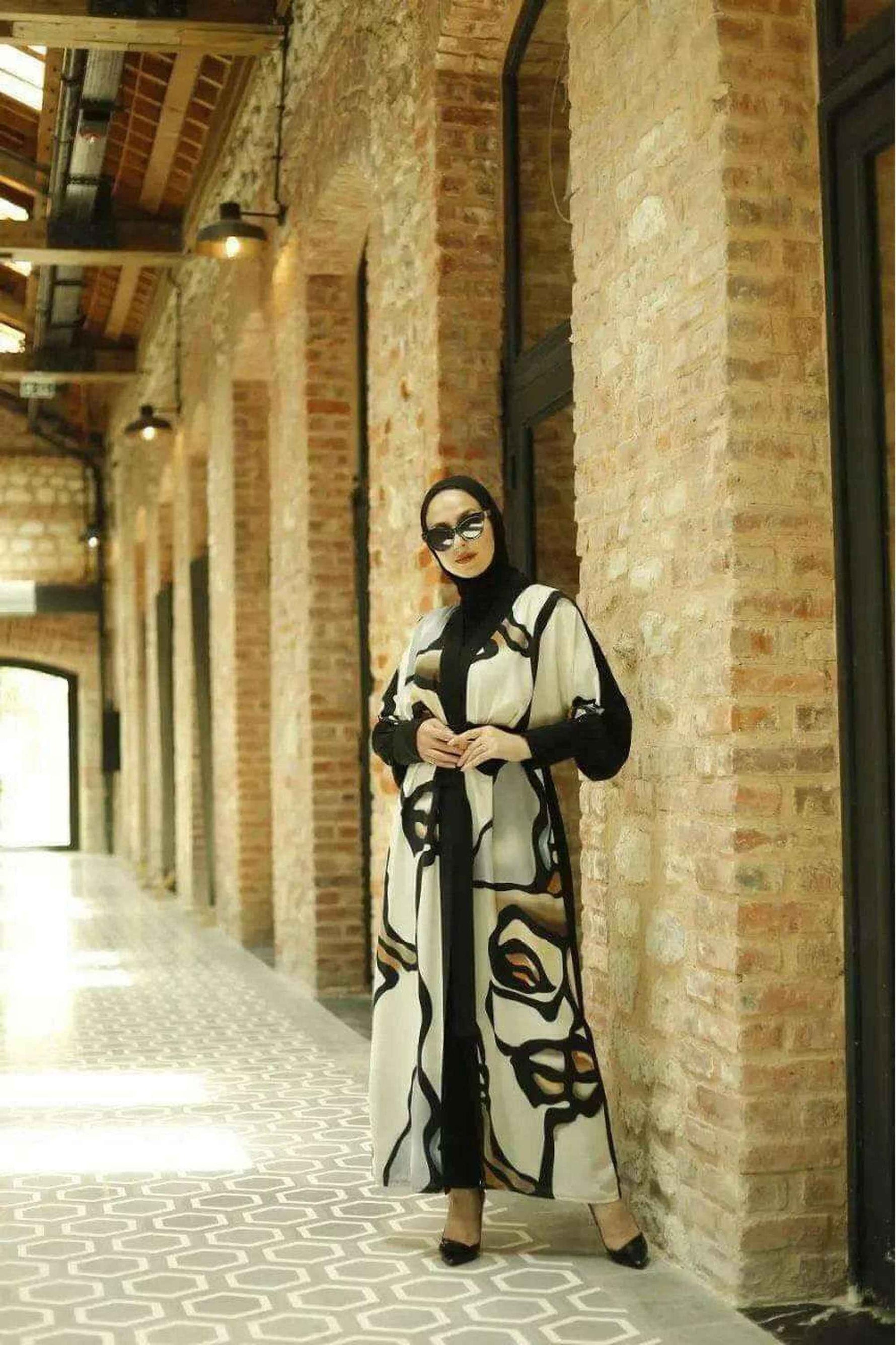 Dunni Open Front Kimono - By Baano