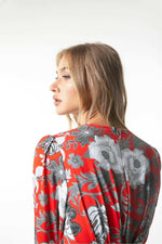 Kelly Floral Long Maxi Dress with Long Sleeves - By Baano