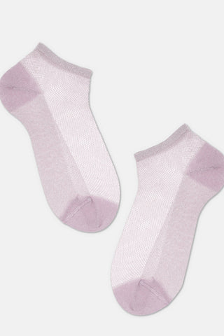 Ankle Socks Conte Active - 277 Viscose With Openwork Weaving - By Baano
