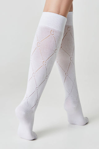 Cotton Knee Highs Conte Classic 007 - By Baano
